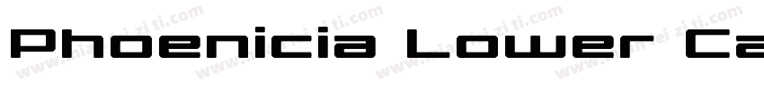 Phoenicia Lower Case字体转换